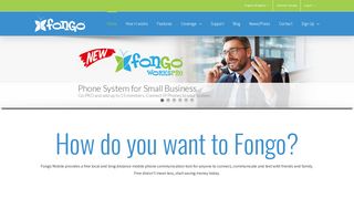 Fongo is a free calling and texting app.