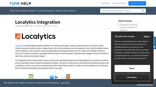 Localytics Integration | TUNE Help