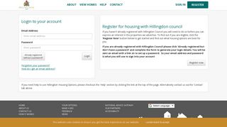 Hillingdon Housing Options - Login - locata.org.uk