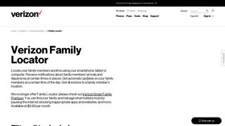 Verizon Family Locator Support Overview | Verizon Wireless