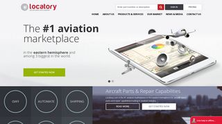 Locatory.com premium aircraft parts marketplace