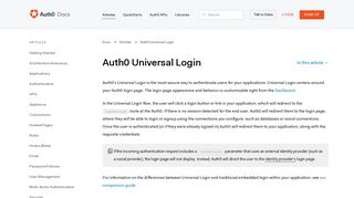 How to Use Lock with Universal Login - Auth0