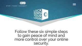 Lock Down Your Login - Stop.Think.Connect.