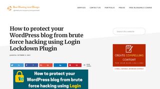 How to use Login Lockdown WordPress plugin to prevent brute force ...