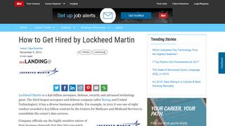 How to Get Hired by Lockheed Martin - Dice Insights