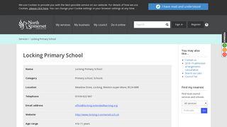 Locking Primary School - North Somerset Council