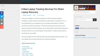 6 Best Laptop Tracking Services For Stolen Laptop Recovery - iTechtics