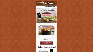 Loco Rewards - El Pollo Loco - Fire-Grilled Chicken