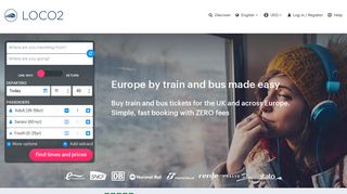 Loco2: Europe by train and bus made easy