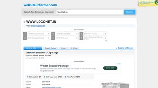 loconet.in at WI. .: Welcome to LocoNet :. Log In page - Website Informer