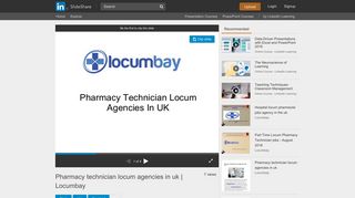 Pharmacy technician locum agencies in uk | Locumbay - SlideShare