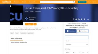 Locum Pharmacist Job Vacancy UK - Locumbay - Locum bay - Wattpad