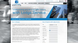 Welcome to Lodge Service TUPE Portal