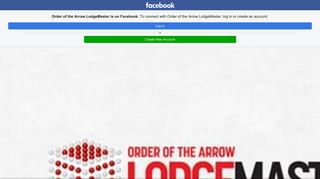 Order of the Arrow LodgeMaster - Home | Facebook - Facebook Touch