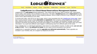 LodgeRunner is a Cloud-Based Booking System