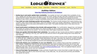 Outfitter Edition - LodgeRunner Booking System for Fly Shops and ...