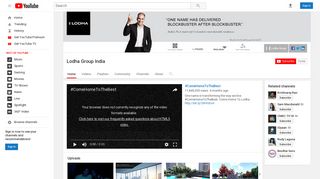 Lodha Group India - YouTube