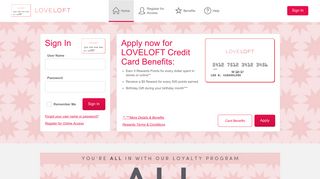 LOFT LOVELOFT Credit Card - Manage your account - Comenity