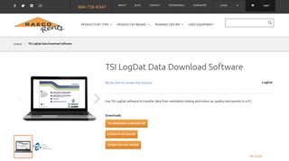 RAECO Rents includes TSI LogDat Data Download Software with ...