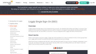 Loggly Single Sign-On (SSO) | Log Analysis | Log Monitoring by Loggly