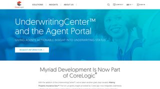 UnderwritingCenter and Agent Portal - CoreLogic