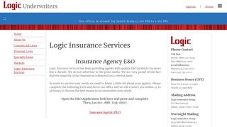 Logic Insurance Services | Logic Underwriters