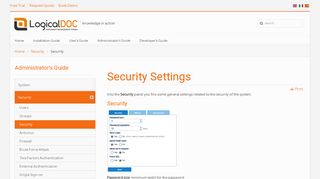 Security - LogicalDOC Documentation