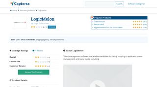 LogicMelon Reviews and Pricing - 2019 - Capterra