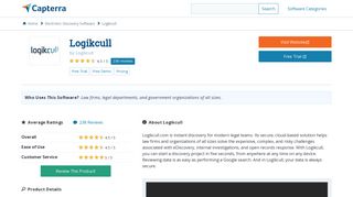 Logikcull Reviews and Pricing - 2019 - Capterra