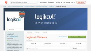Logikcull Reviews 2019 | G2 Crowd
