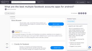 4 Best multiple facebook accounts apps for android 2019 - Softonic