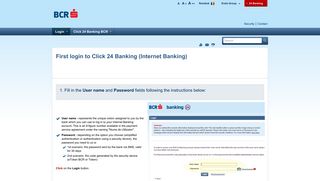 BCR Help 24Banking - Login | Click 24 Banking BCR