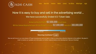 AdsCash A New Decentralized Cryptocurrency Exclusively Made For ...