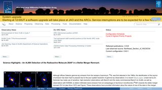 ALMA Science Portal at ESO