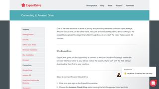 Connecting to Amazon Drive | ExpanDrive