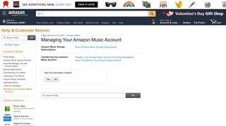 Amazon.com Help: Managing Your Amazon Music Account