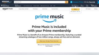 Stream Music on Amazon Prime Music - Amazon UK