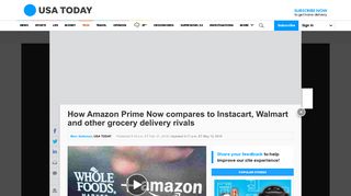 Is Amazon Prime Now a better deal than Instacart, Walmart grocery ...