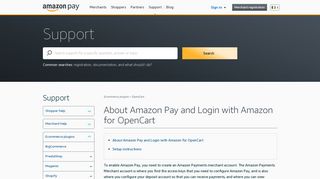About Amazon Pay and Login with Amazon for OpenCart
