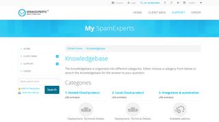 Knowledgebase | Using addons on the Hosted Cloud - SpamExperts