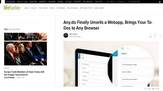 Any.do Finally Unveils a Webapp, Brings Your To-Dos to Any Browser