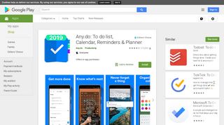 Any.do: To do list, Calendar, Reminders & Planner - Apps on Google ...