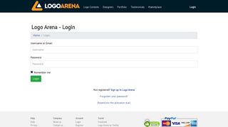 User Login | Logo Arena
