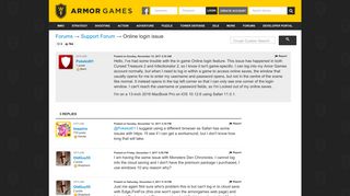 Online login issue - Armor Games Community