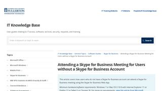 Attending a Skype for Business Meeting for Users without a Skype for ...