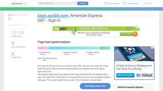Access login.axo20.com. American Express GBT - Sign in