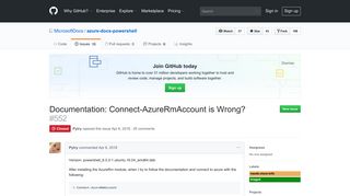 Documentation: Connect-AzureRmAccount is Wrong? · Issue #552 ...