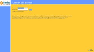 Login - Ceridian Self-Service