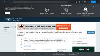 privacy - Are legal notices in a login banner legally significant ...