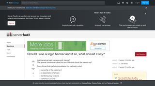windows - Should I use a login banner and if so, what should it ...